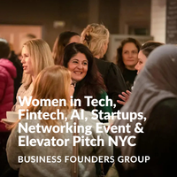 Women in Tech, Networking Event & Elevator Pitch NYC